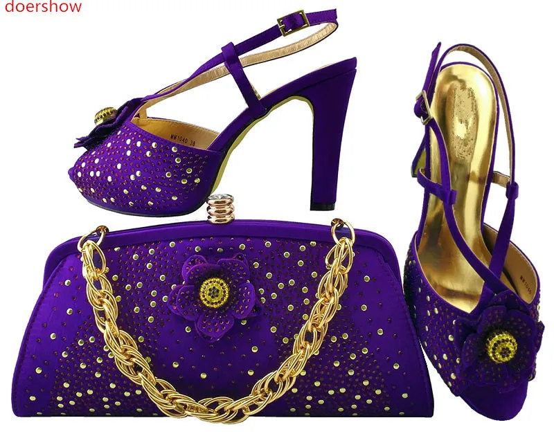 Haute Chaussure De Nouvelle Qualité Chaussures Italien Sac Correspondant 24 Africain Et Ensemble Design Doershow Lulu1 vUx5aqzq