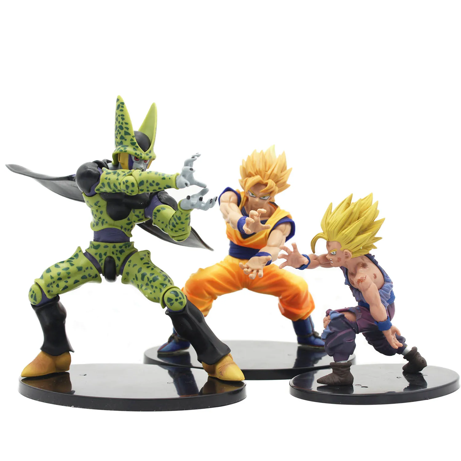 Chanycore 18CM Anime Dragon Ball Z Action Figure Cell Son Goku Gohan