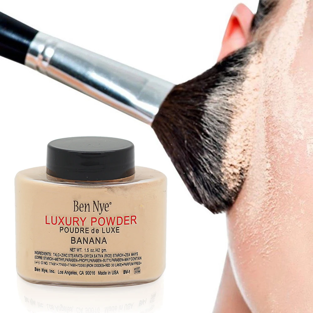 

1PC Woman Luxury Banana Powder 1.5Oz Bottle Face Makeup Authentic Oil control Powder