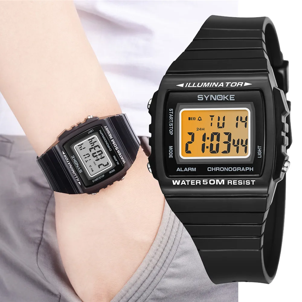 

Zerotime #501 Digitalwatch Men's Sports Watches Digital Watch Waterproof Male Chronograph Double Time Wristwatches Free Shipping