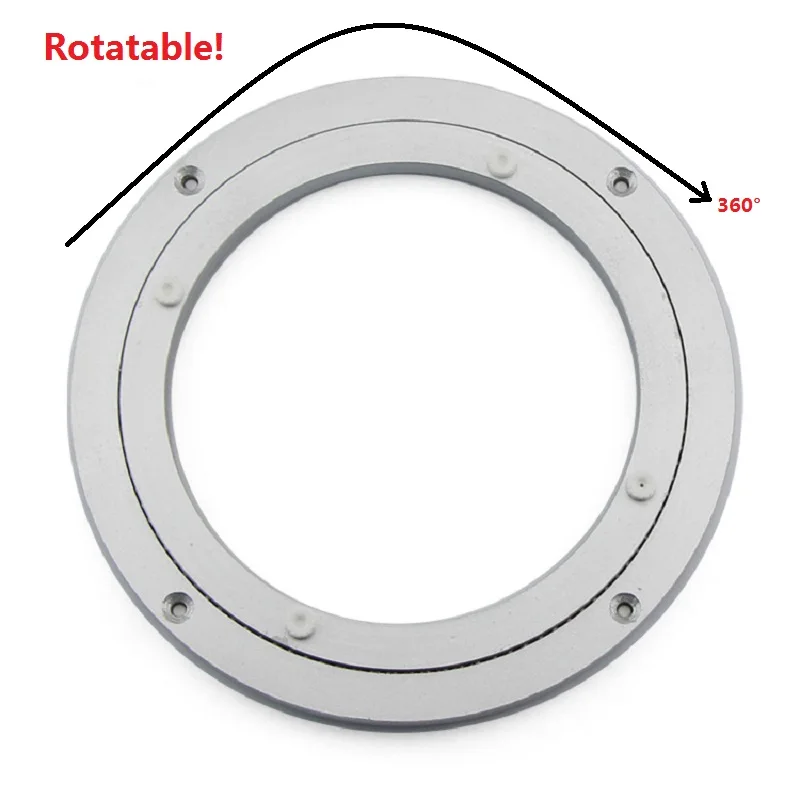 

1Pcs 360Angle Rotatable Stell Pottery Sculpture Turntable Polymer DIY Art Manual Handmade Colored Clay Plasticine Diameter20.5CM