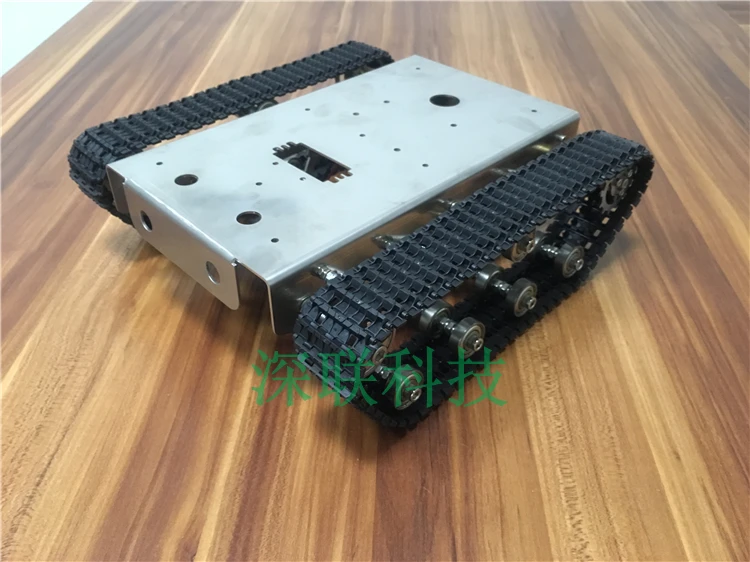 TA01 из нержавеющей стали робот танк шасси амортизатор подвесная рама шасси трек Тип внедорожный автомобиль