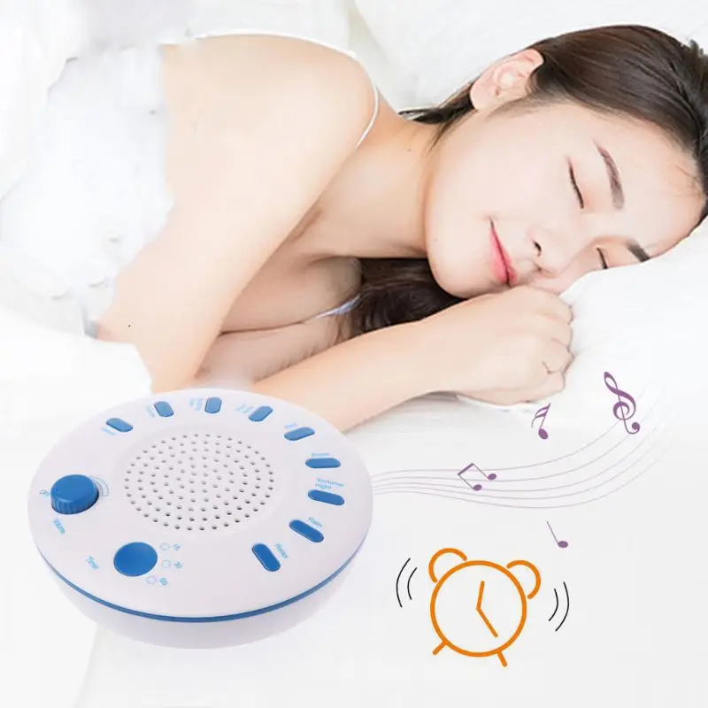  Sleep White Noise Machine Portable Sound Therapy for Baby and Adult Sleeping and Relaxation Device 