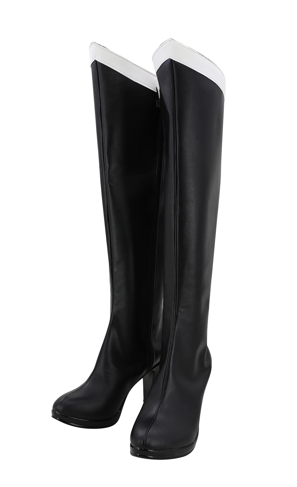 Sailor Moon Meiou Setsuna Cosplay Boots Black Shoes High Heel Custom Made (5)