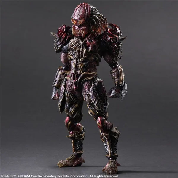 Play Arts 28 см инопланетянин против Хищника шрам Хищник фигурка модель игрушки