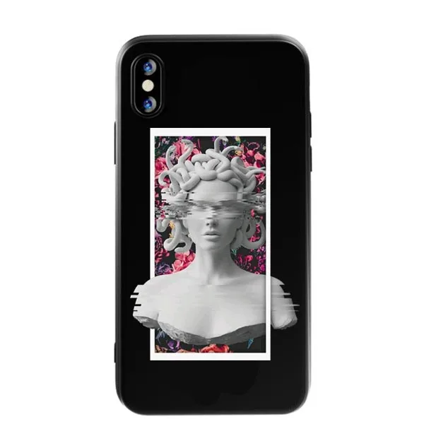 Для iphone 11 Pro Max чехол Мона Лиза арт Давид линии силиконовый чехол для телефона чехол для iphone 5 5S SE 6 6s 7 8 Plus X XR XS Max чехол - Цвет: TPU