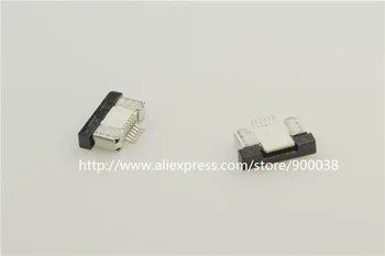

100pcs FPC connector 0.50 mm 0.020" 6 Pin Bottom Contact Right angle SMD ZIF Slide Lock Surface Mount