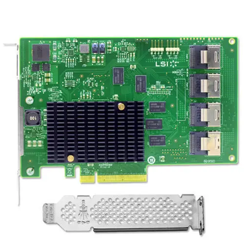 

LSI LSI00244 (9201-16i) PCI-Express 2.0 x8 SATA / SAS Host Bus Adapter Card