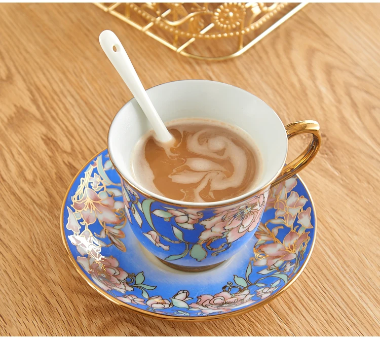Бытовой английский послеобеденный чайный набор, Офисная простая кофейная чашка, керамические кружки, чайник, креативный Европейский кофейный набор для гостиной