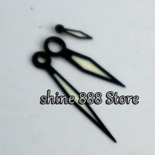 Синий зеленый пистолет руки Fit 6497 6498 движение Parnis мужские часы