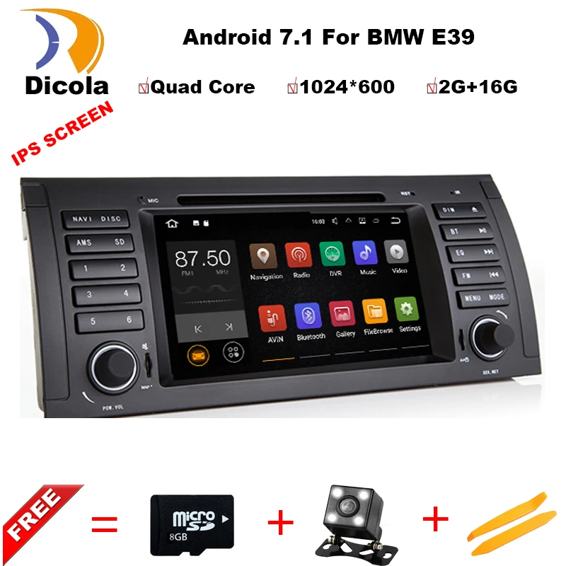 

Android 7.1.1 2 DIN Car DVD GPS For BMW E39 X5 M5 E53 E38 with CANBUS WIFI USB stereo navigation Multimedia car radio stereo PC