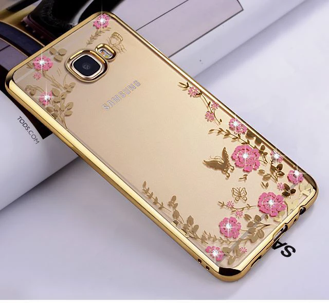 Чехол для samsung Galaxy J5 Prime, милый кот, тигр, Ститч, единорог, 3D мультяшный чехол для телефона, для samsung J5 J7 Prime, силиконовый чехол - Цвет: flower tpu gold