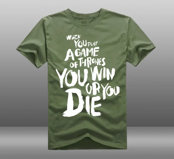 font b Mens b font Casual Game of Thrones You Win or You Die Short