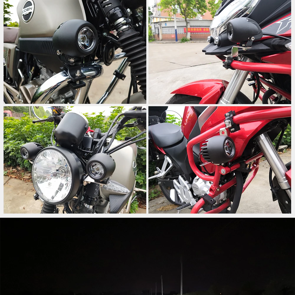 BraveWay светодиодный головной светильник для мотоцикла, противотуманные фары, дополнительный светильник для мотоцикла, ATV, грузовик, вспомогательная лампа для мотоцикла, вспомогательное Вождение DRL 12 в 24 В