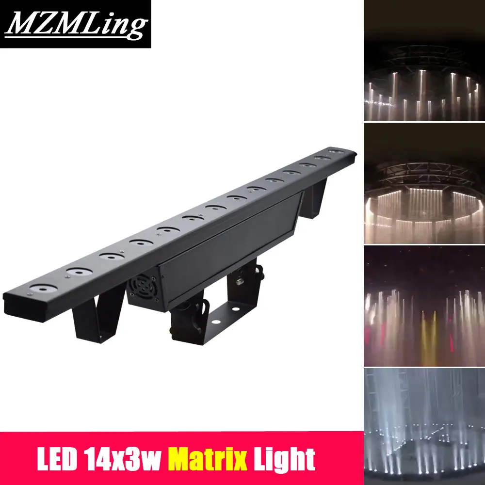

LED 14x3w Matrix Light White /Warm White/Yellow DMX512 LED BAR DJ /Bar /Party /Show /Stage Light LED Stage Machine