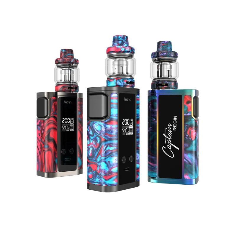Original IJOY CAPTAIN RESIN KIT Powered by 20700 batteries 6000MAH with top filling CAPTAIN RESIN Tank Electronic Cigarette vape 01 (1)