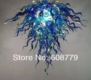 

Free Shipping Blue and Green Square LED Hanging Lamps