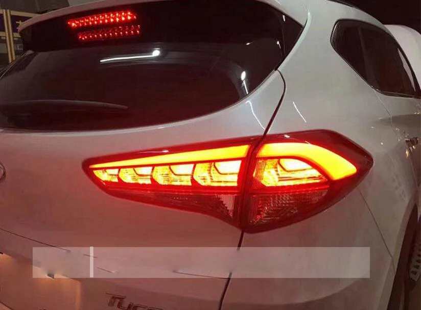 1 шт. автомобильный головной светильник для tucson головной светильник s год Tucson задний светильник светодиодный DRL HI LO HID xenon