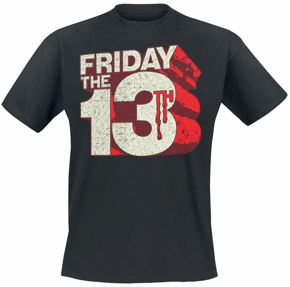 Casual Shirts Men's Crew Neck Casual Short Friday The 13Th T Shirt