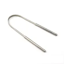 Matveni язык ёршик из нержавеющей стали скребок для языка гигиена полости рта скребок для чистки языка