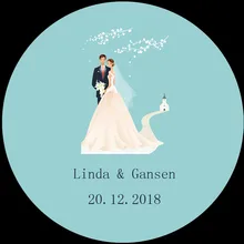 100 шт. пользовательские Стикеры и индивидуальный логотип свадьбы Стикеры s ваш собственный дизайн Стикеры s персонализированные Стикеры s Boda