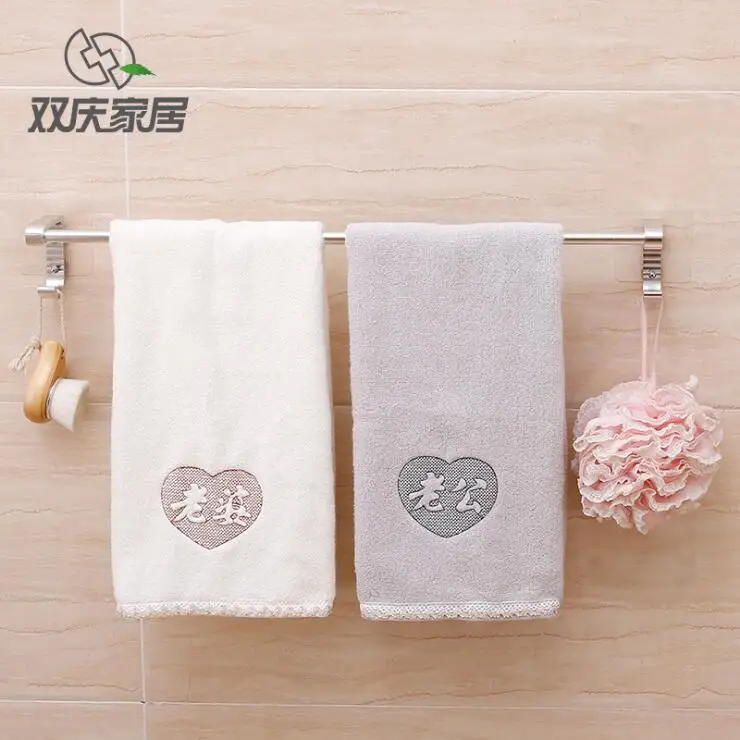 

Magic Sticker Max Loading 5kg No Nail No Drill Aluminum Towel Bar Kitchen Bath Towel Holder Bathroom Towel Hanger With Hook