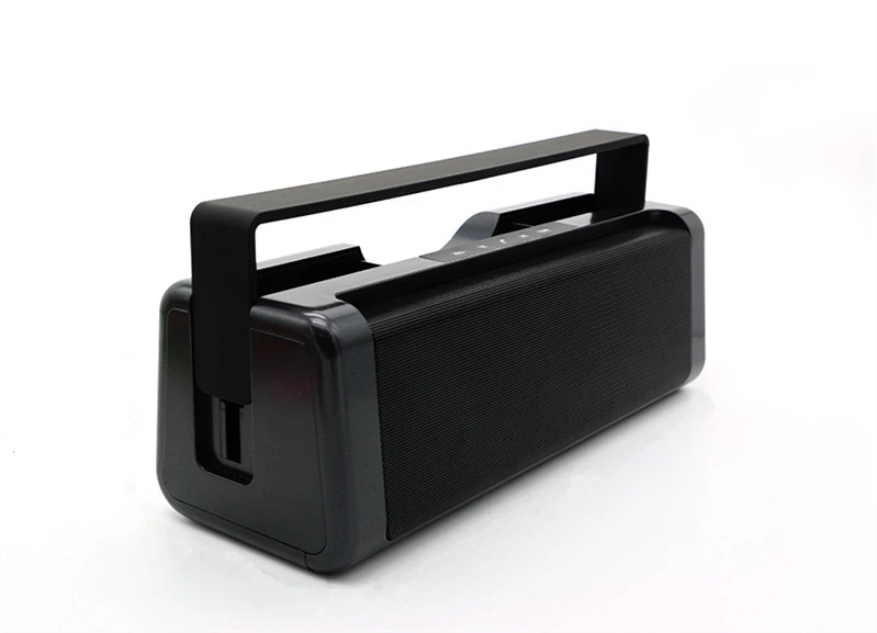 

New cube square Bluetooth speaker Radio FM Digital display screen portable handle belt sound box boombox caixa de som portatil