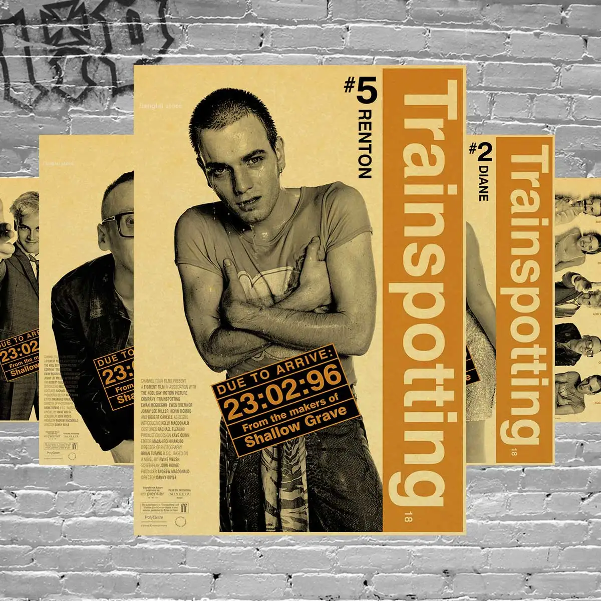 Классический кинопостер Trainspotting Постер для фильмов украшение бара паба кафе HD