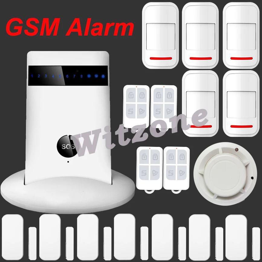 Cheap Price Home Security Wireless GSM SMS Alarm System 850/900/1800