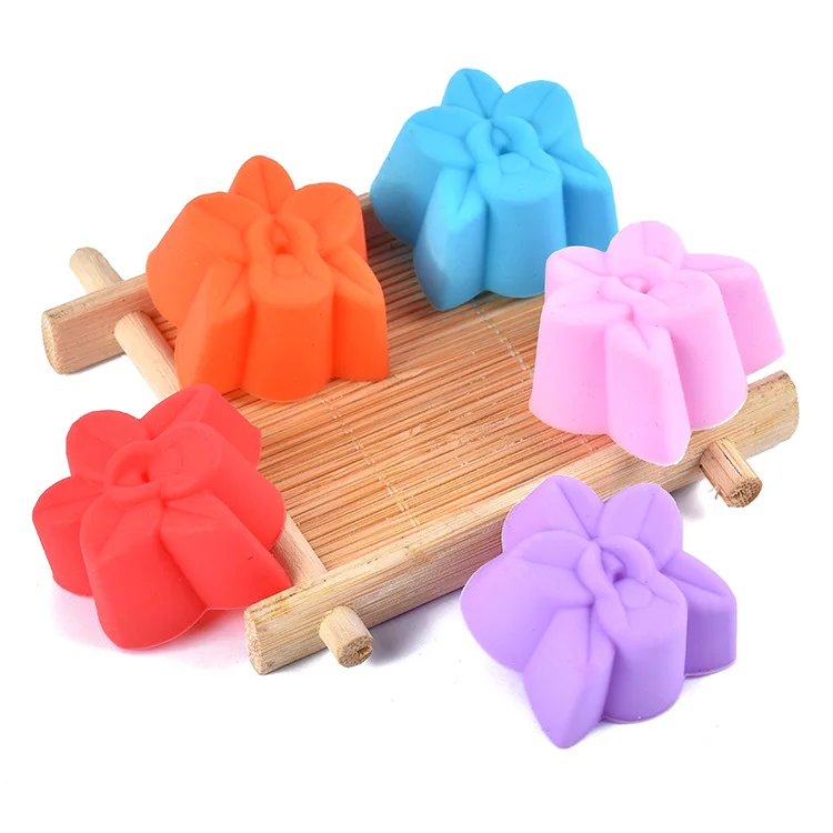 

10PCS Orchid Muffin Cup Soft Silicone Cake Decorating Chocolate Mold Flower Cupcake Liner Baking Cup Mold MK2268