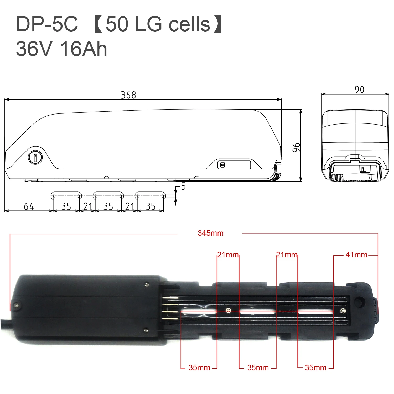 Excellent Bafang  36V350W MMG340 36V 16Ah Battery BBS02 8FUN Mid Drive Motor Light Gear Sensor Color Display Ebike Conversion Kit 2