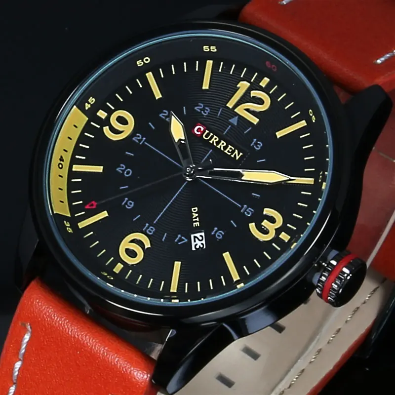 CURREN Мужские часы Топ бренд класса люкс наручные кварцевые мужские Relogio Masculino Relojes