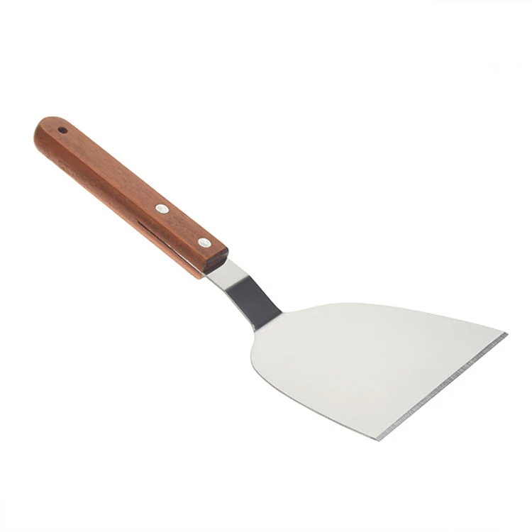 

Stainless steel cooking spatula hamburger spatula iron plate grill multi-functional griddle spatula