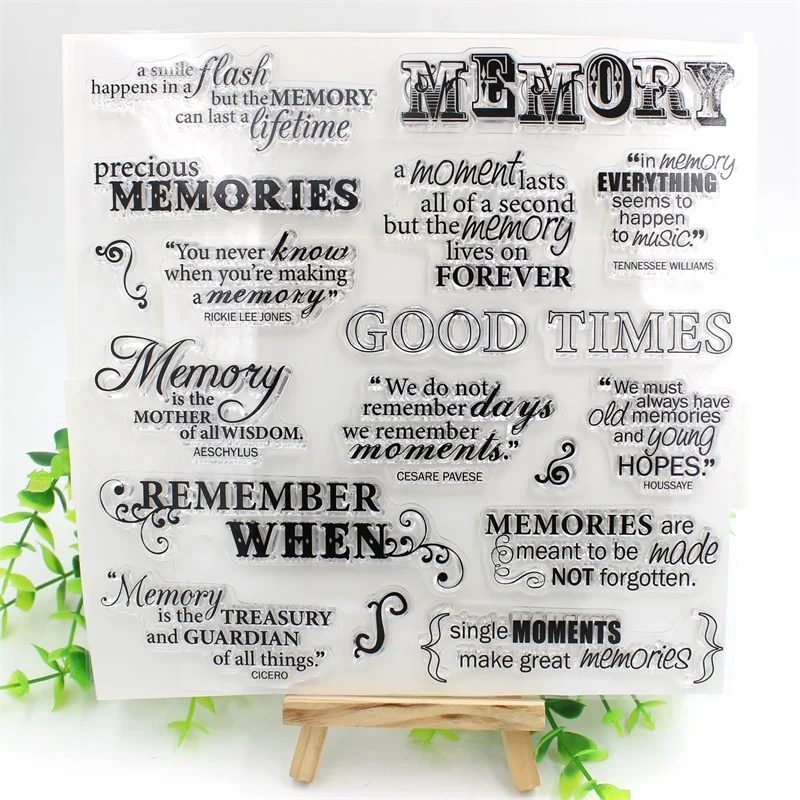 

Good Times Transparent Clear Silicone Stamp/Seal for DIY scrapbooking/photo album Decorative clear stamp sheets