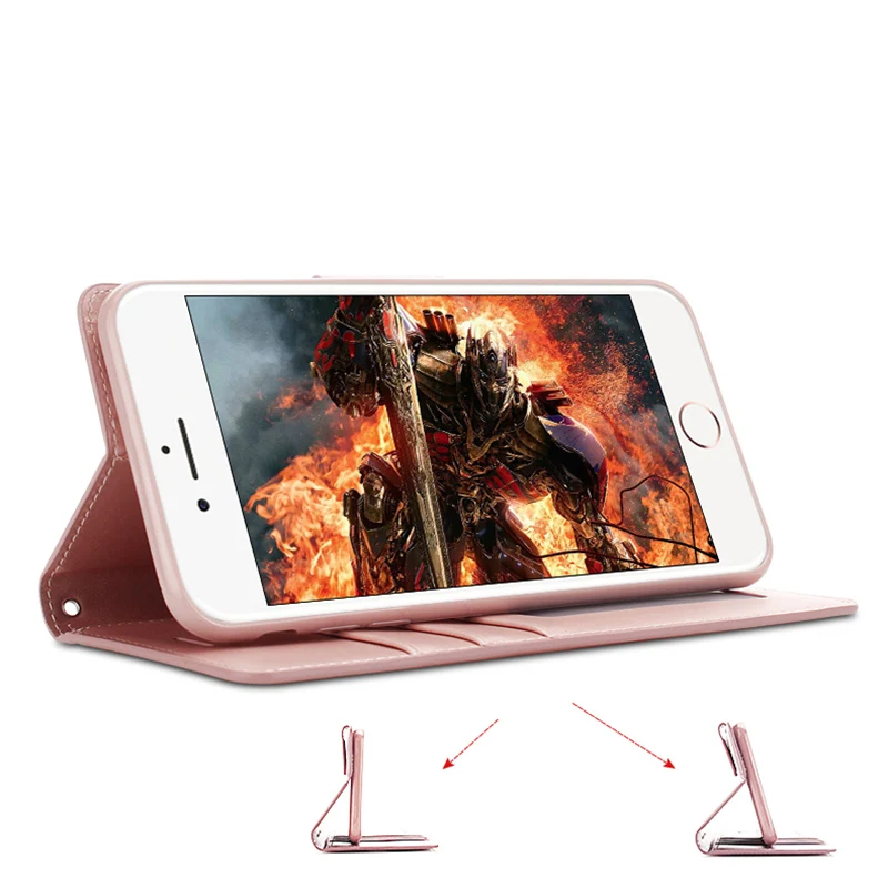 Оригинальный Роскошный Магнитный чехол кошелек для iPhone11 Pro 8 7 Plus XS 7P P откидная