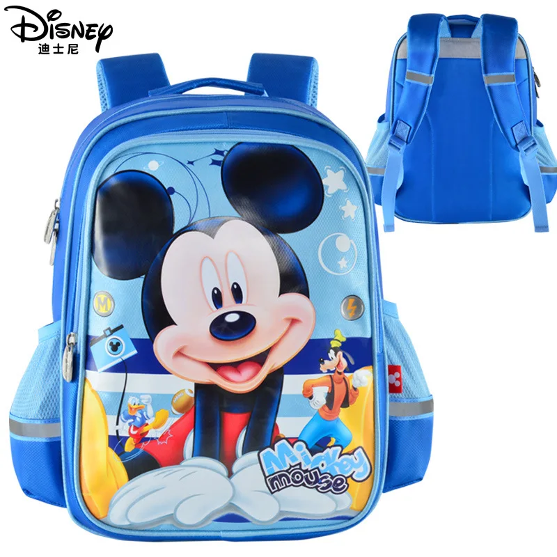 Disney бренд Микки Классический рисунок студент Back Pack Дети сумка Детская рюкзак школьный для мальчиков и девочек Bagpack Класс 1-6