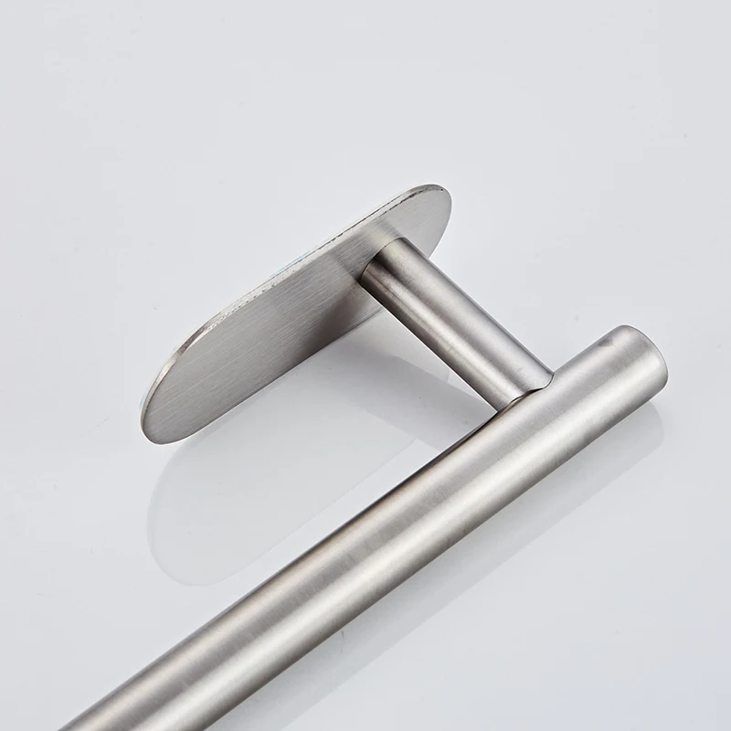 New Wall-Mounted Stainless Steel Towel rack in bathroom towel bars Hotel Home Clothes Towel Holder Storage Rail Shelf Punch free New Wall-Mounted Stainless Steel Towel rack in bathroom towel bars Hotel Home Clothes Towel Holder Storage Rail Shelf Punch free