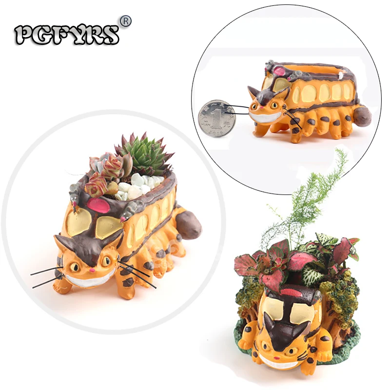 

17 Styles Mini creative flower pot Lovely resin succulent pot patio decoration animal flowerpots miniature tools gift ideas new