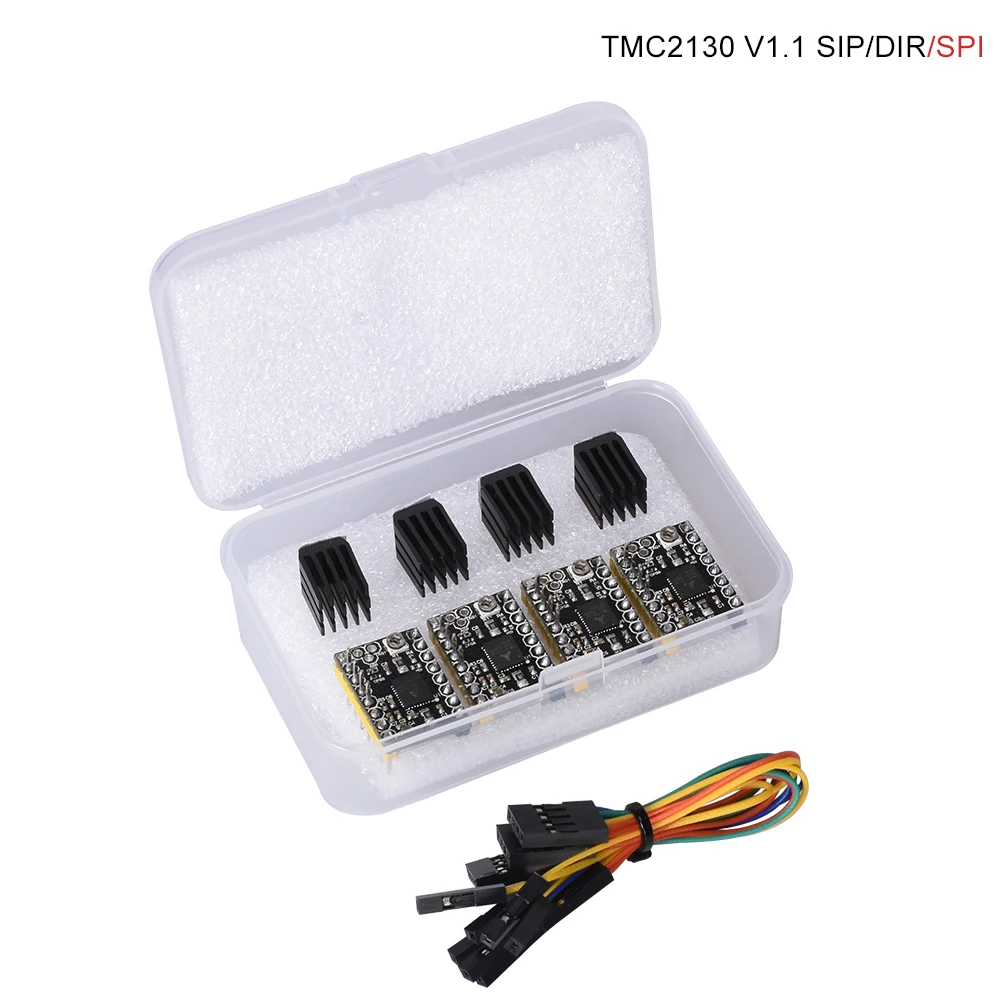 TMC2130 V3.0 SPI TMC2100 TMC2208 шаговый двигатель бесшумный драйвер StepStick бесшумный отличный SKR V1.3 PRO Ramps1.6 Reprap плата MKS GEN