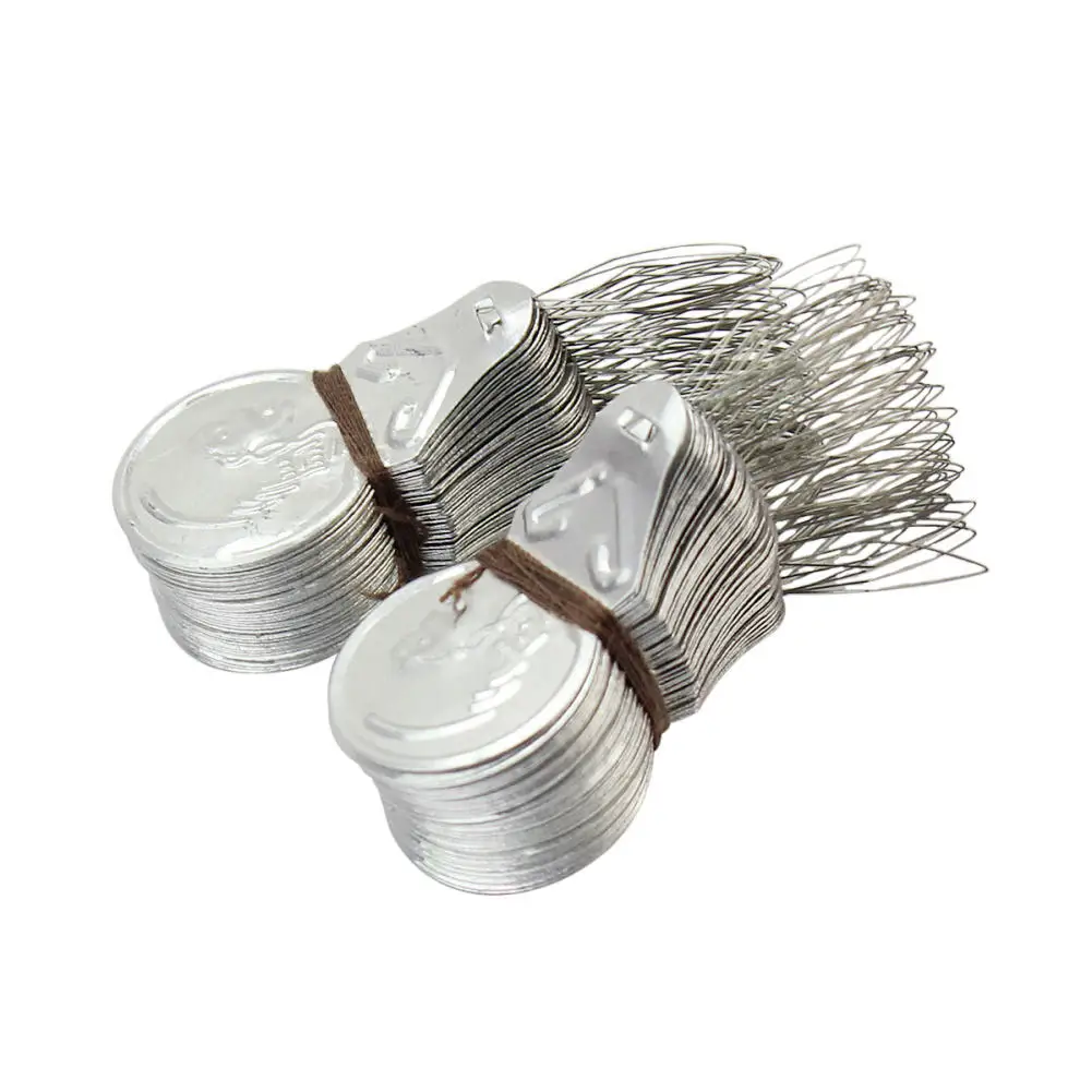 

100x Silver Tone Bow Wire Needle Threader Stitch Insertion Hand Machine DIY Sewing Knitting Tooling Tools Kit Diy Accessories