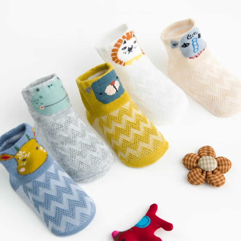Сезон: весна–лето новорожденных хлопковые носки в сетку с короткими дышащая Детские носки для младенцев мальчиков GirlsSocks