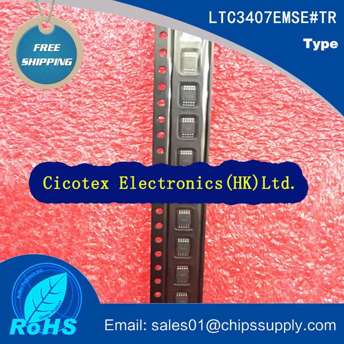 3 Pz/Lotto Ltc3407Emse # Tr 3407 Msop10 Ic Reg Buck Bst Adj 0.6A 10 Msop