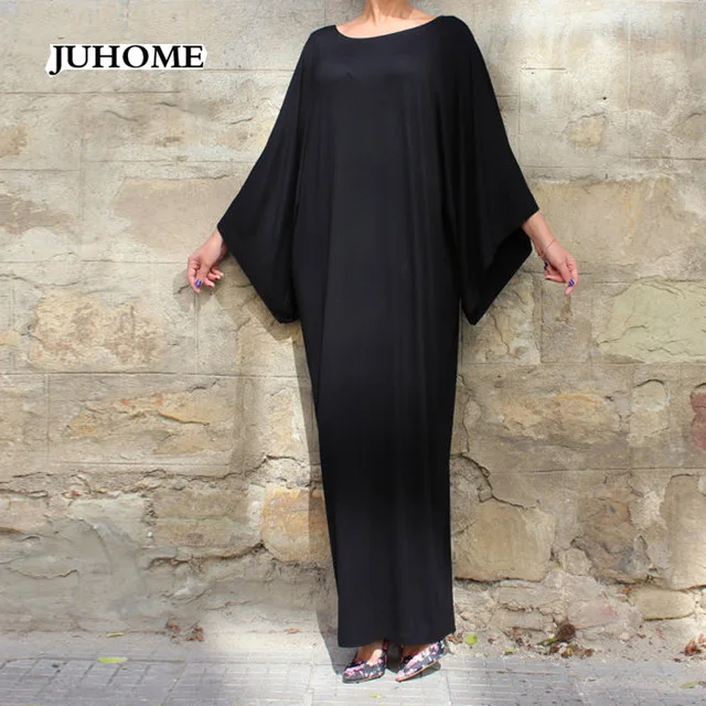

Plus size 3XL 4XL 5XL 6XL runway long maxi dress 2018 women high quality LOOSE vestidos femininos black gray blue robe femme hot