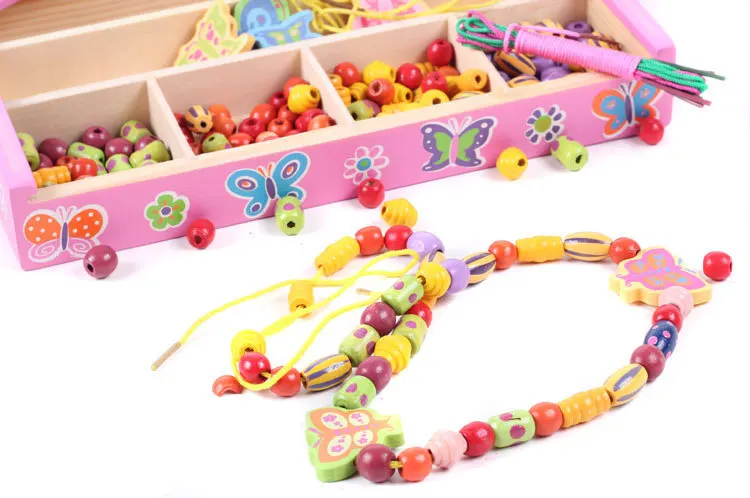 Free Shipping!Baby Toys Butterfly Wooden Bead Set Block toys Building Blocks Educational Toys gift baby-blocks : image Free Shipping!Baby Toys Butterfly Wooden Bead Set Block toys Building Blocks Educational Toys gift baby-blocks