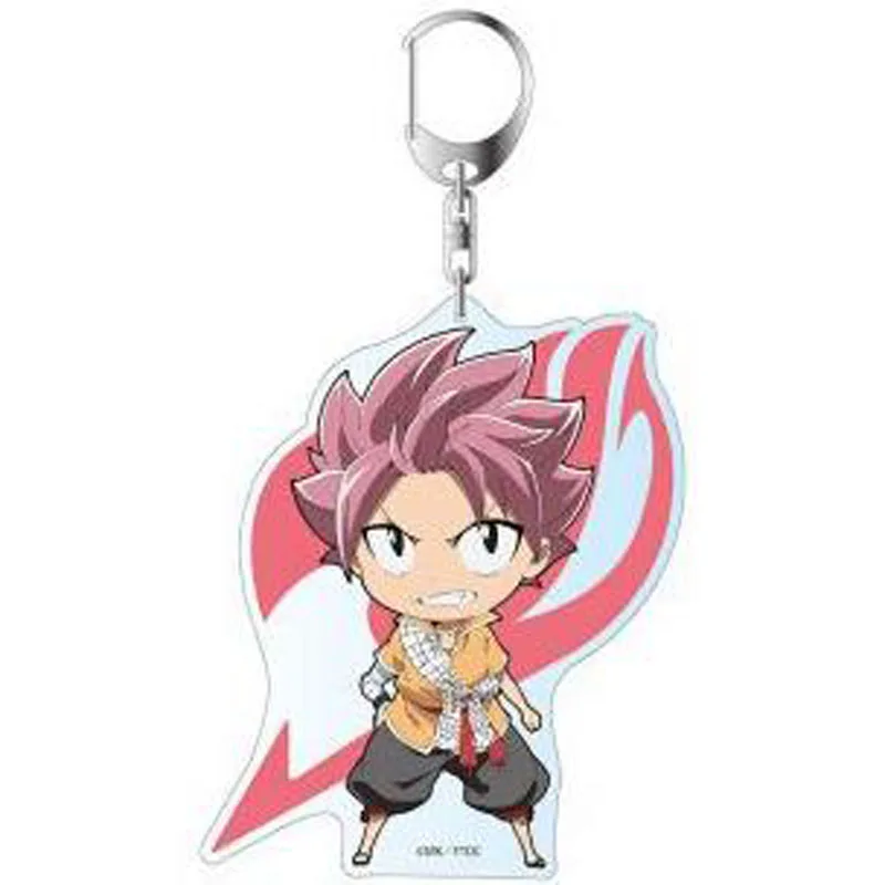 1 шт. Kawaii аниме Сказочный хвост фигурка акрил Natsu Lucy Heartfilia Erza Scarlet брелок Подвески