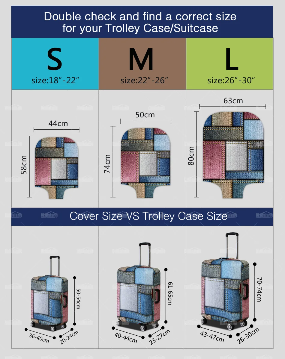 Dispalang Оптовая эластичный спандекс унисекс чемодан защитная крышка для чемодана женский Туристические товары с рисунком национального
