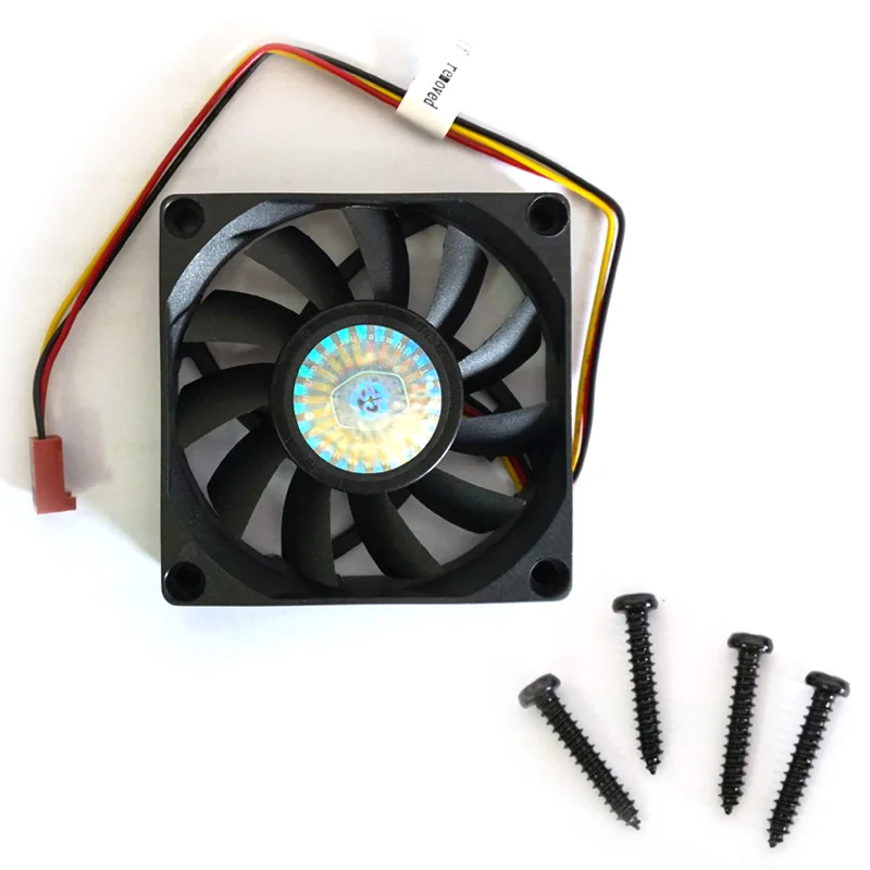 Cooler Master L71 7 سنتيمتر 12 فولت وحدة معالجة خارجية للحاسوب مروحة AMD الأصلي مروحة تبريد 70 ملليمتر هادئة تبريد وحدة المعالجة المركزية PC المشجعين