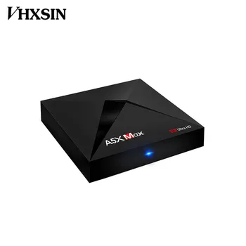 

VHXSIN A5X MAX PLUS 4GB 32GB Smart Android 8.1 TV Box RK3328 Quad-Core Dual WiFi 1000M LAN