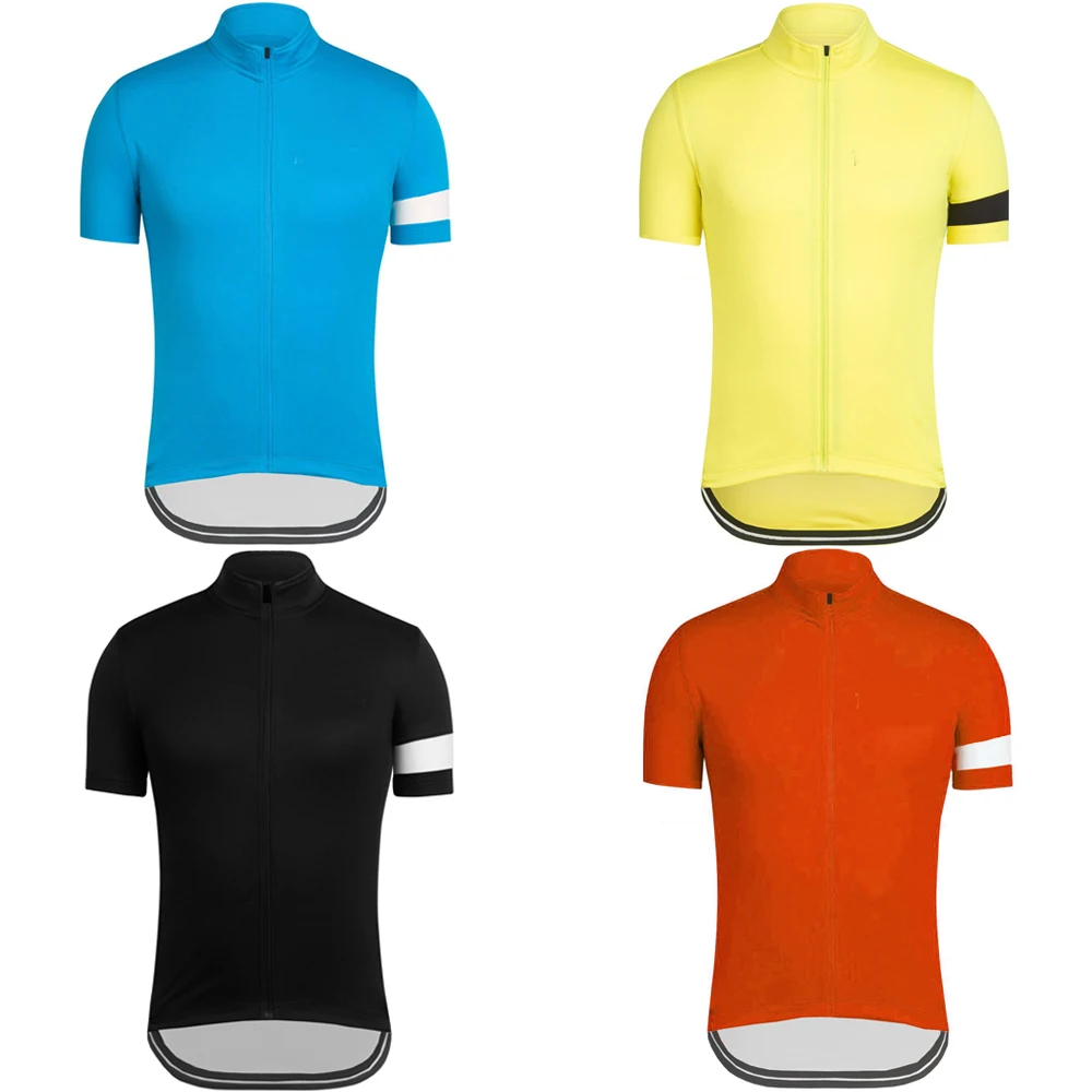 

2019 Solid color Mens Cycling Jersey Ropa Ciclismo bike Jersey short sleeved novelty clothing Ropa Ciclismo top shirt