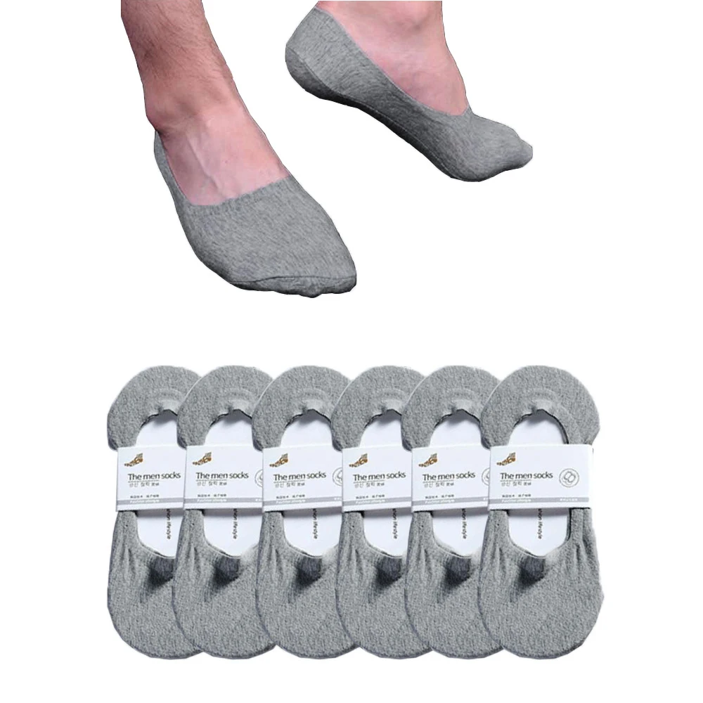 Дэвид Энджи мужские невидимые хлопковые носки мужские с закрытым носком носки Весна Лето Повседневные Классические Нескользящие